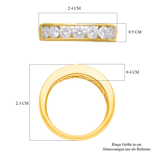 LUXURIANT DIAMOND- IGI zertifizierter SI-GH Labor Diamant Ring in 585 Gelbgold - 1,50 ct. image number 15